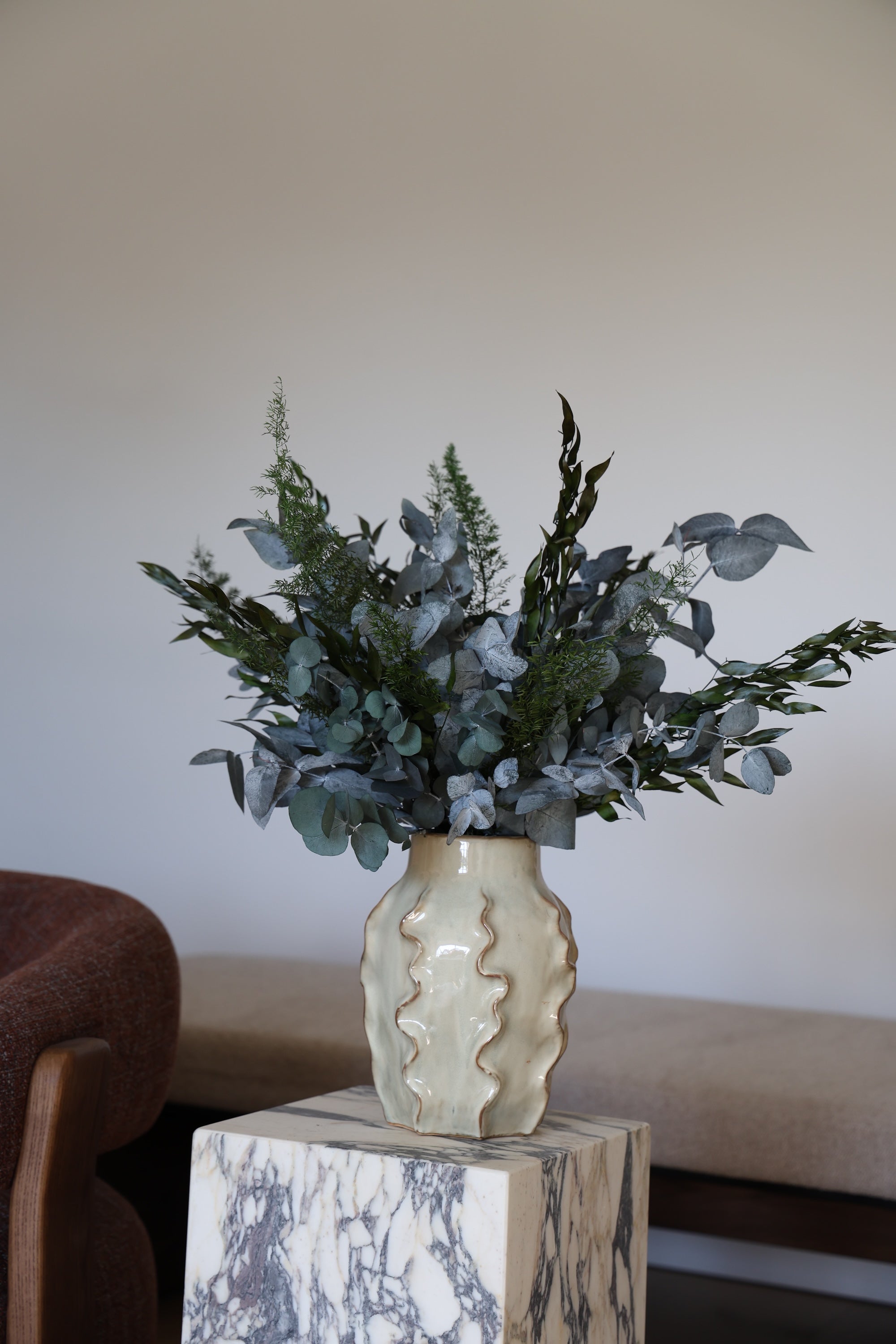Everblooms - Preserved Foliage Bunch ( Green )