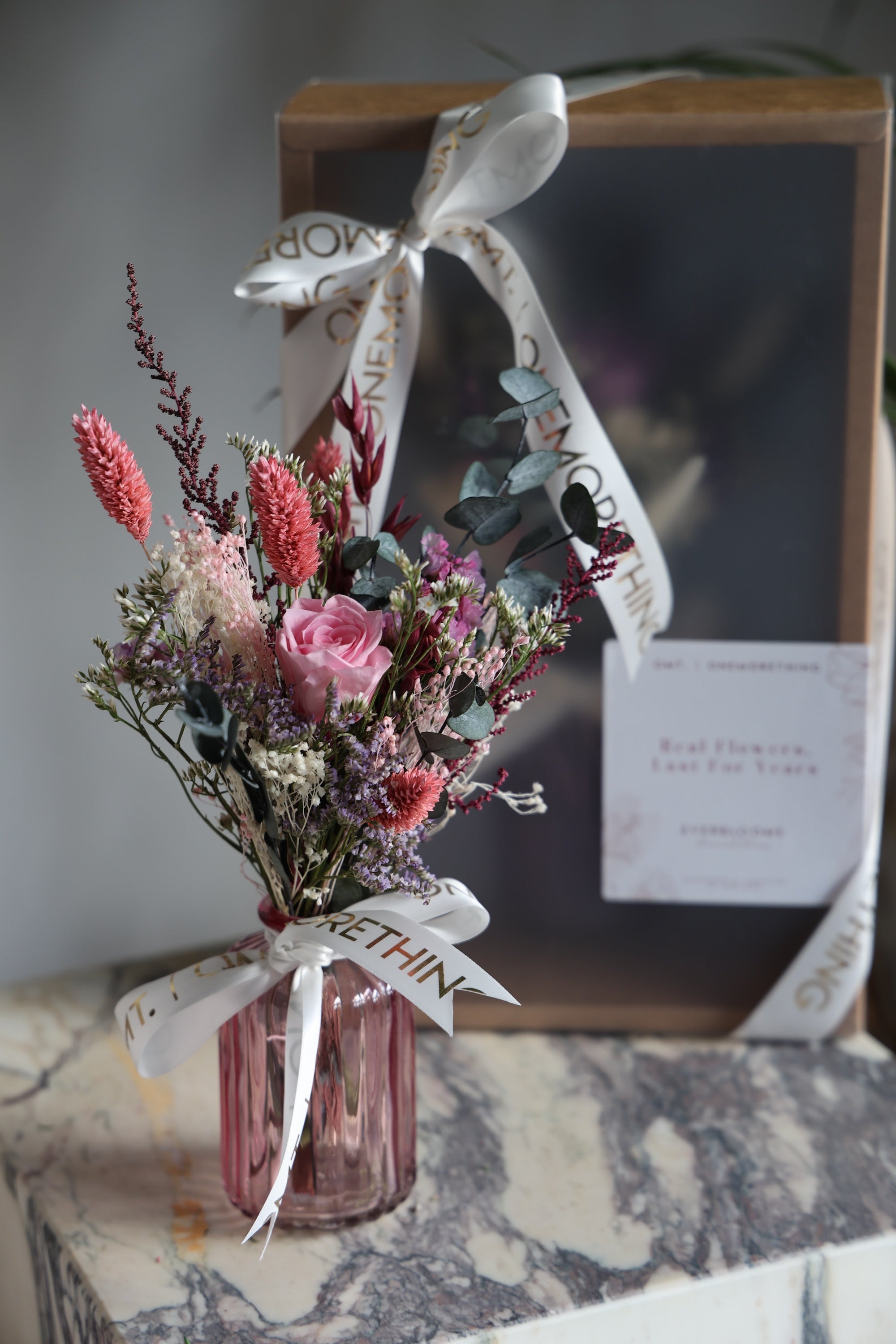 The Perfect Little Everblooms Posie Jar Giftbox
