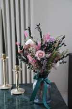 Load image into Gallery viewer, SS26 | Everblooms Bouquet In Glass Vase
