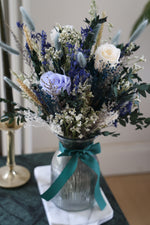 Load image into Gallery viewer, SS26 | Everblooms Bouquet In Glass Vase
