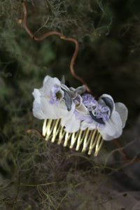 Everblooms Accessories - Classic Dried & Preserved Flowers Hair Comb (Large)
