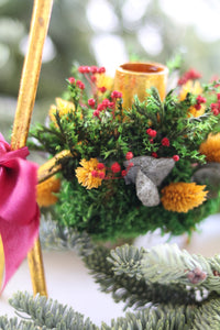 2023 Christmas Collection - Everblooms Reindeer Candleholder