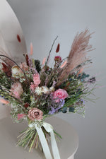 Load image into Gallery viewer, Love. Collection - Wild Meadow Roses Bouquet (Pastel/Soft Pink)
