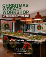 Load image into Gallery viewer, 2025 Christmas Wreath Making Workshop at Home of The Year (29 Nov 25)
