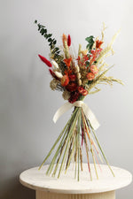 Load image into Gallery viewer, Everblooms - Rebecca Bouquet (Burgundy/Orange/Neutral Tone)
