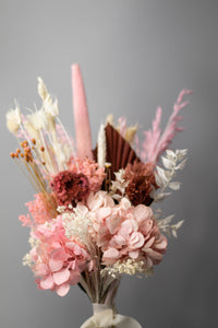 Everblooms - Spring Collection - Gloria Bouquet (Pink/Deep Pink/Deep Red Tone)