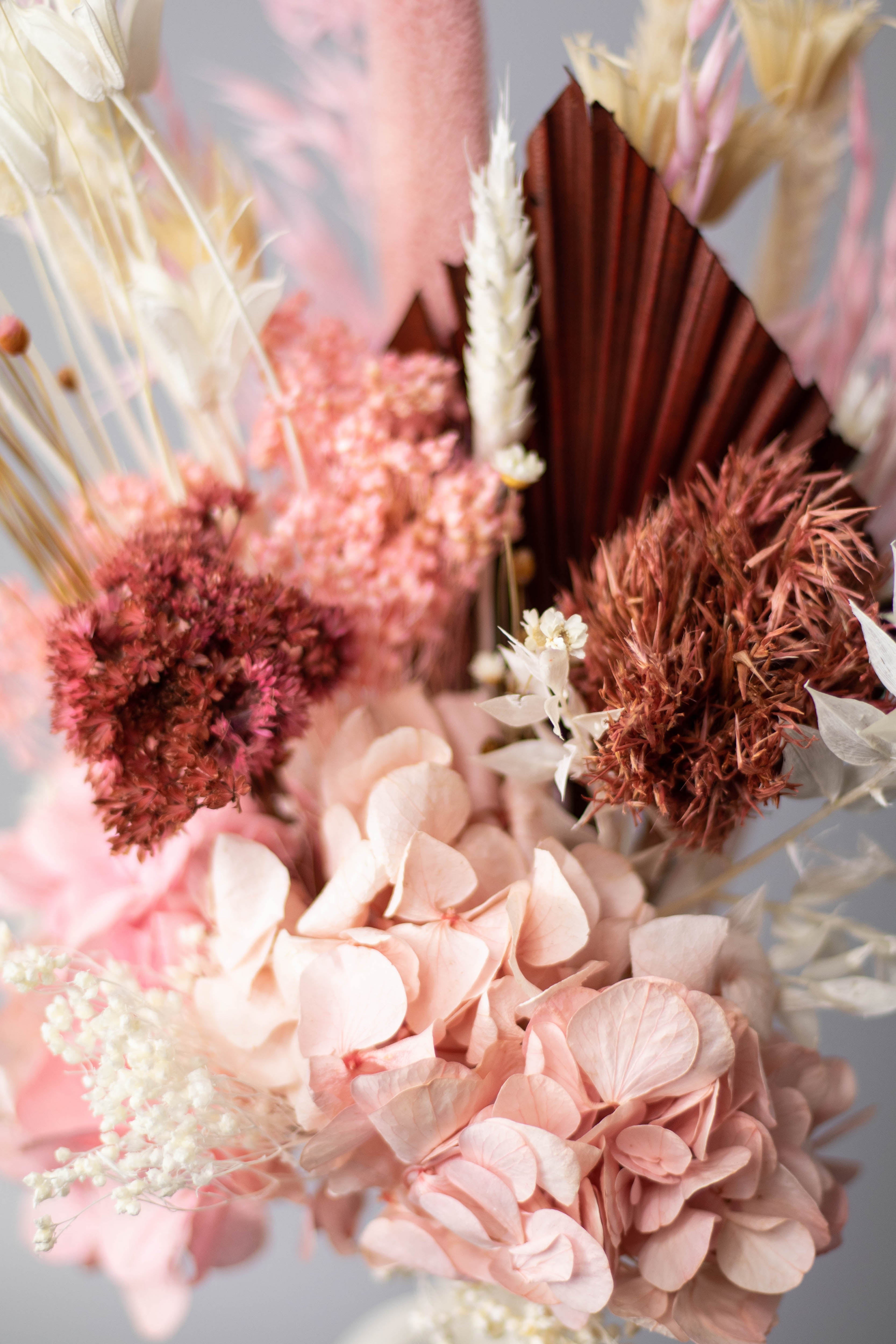 Everblooms - Spring Collection - Gloria Bouquet (Pink/Deep Pink/Deep Red Tone)