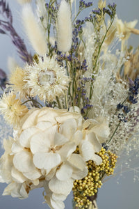 Everblooms - Claire Petite Bouquet (Beige/Lilac Tone) - Beige Hydrangea
