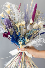 Load image into Gallery viewer, Everblooms - Pamela Standard Bouquet (Blue/Purple Tone)
