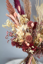 Load image into Gallery viewer, Everblooms -  Autumn Collection - Tara Bouquet (Pink/Burgundy Tone)
