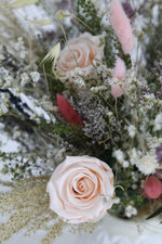Load image into Gallery viewer, Everblooms -  Rose Collection - Sandra Premium Rose Bouquet (Pink/Lilac/White Tone)
