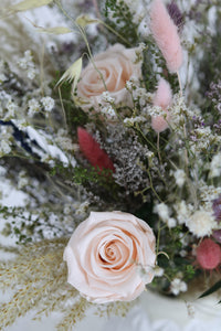 Everblooms -  Rose Collection - Sandra Premium Rose Bouquet (Pink/Lilac/White Tone)