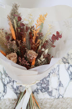 Load image into Gallery viewer, Everblooms -  Summer Collection -  Ophelia Bouquet (Autumn/Brown/Orange Tone) with Roses
